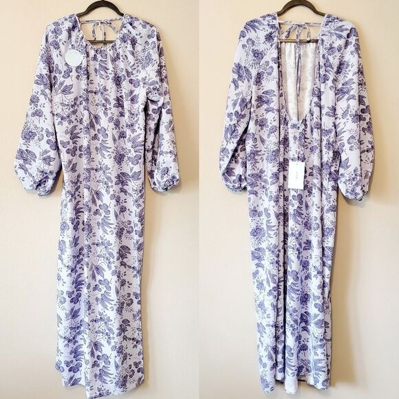 Hill House Women's Floral Maxi Dress - Picture 4 of 6